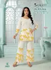 Kanak By Sangeet Linen Cotton Discharge Printed Co Ord Set Exporters In India